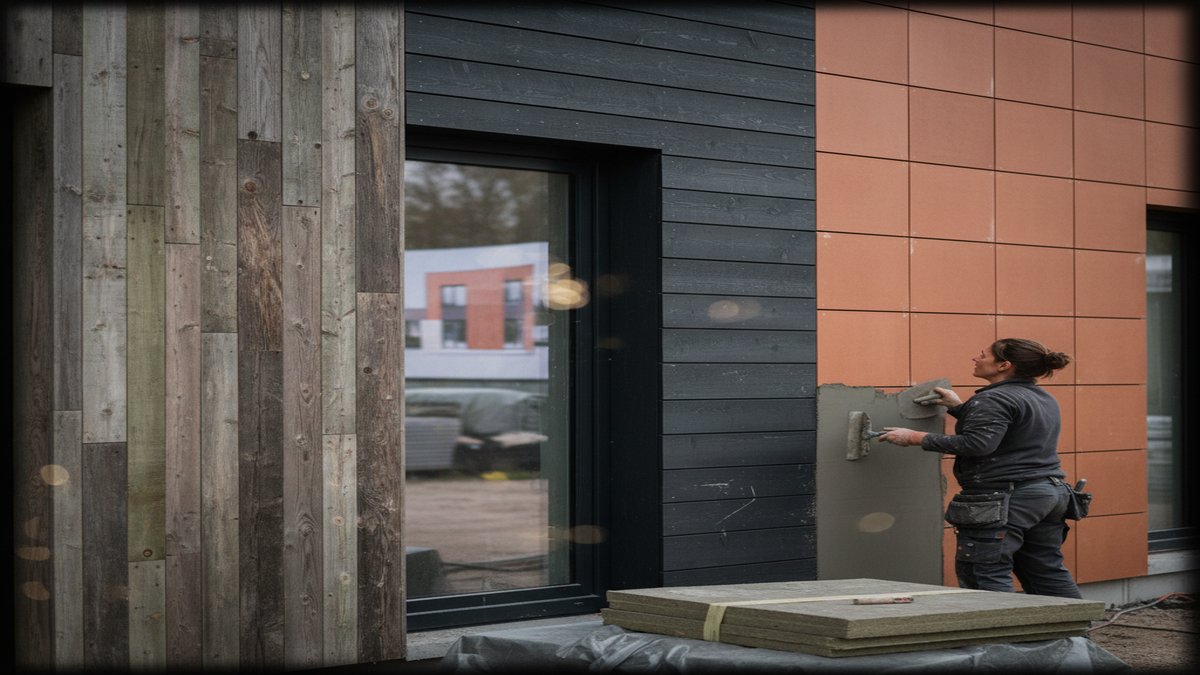 Bardage bois, composite ou terre cuite : le comparatif pour habiller sa façade