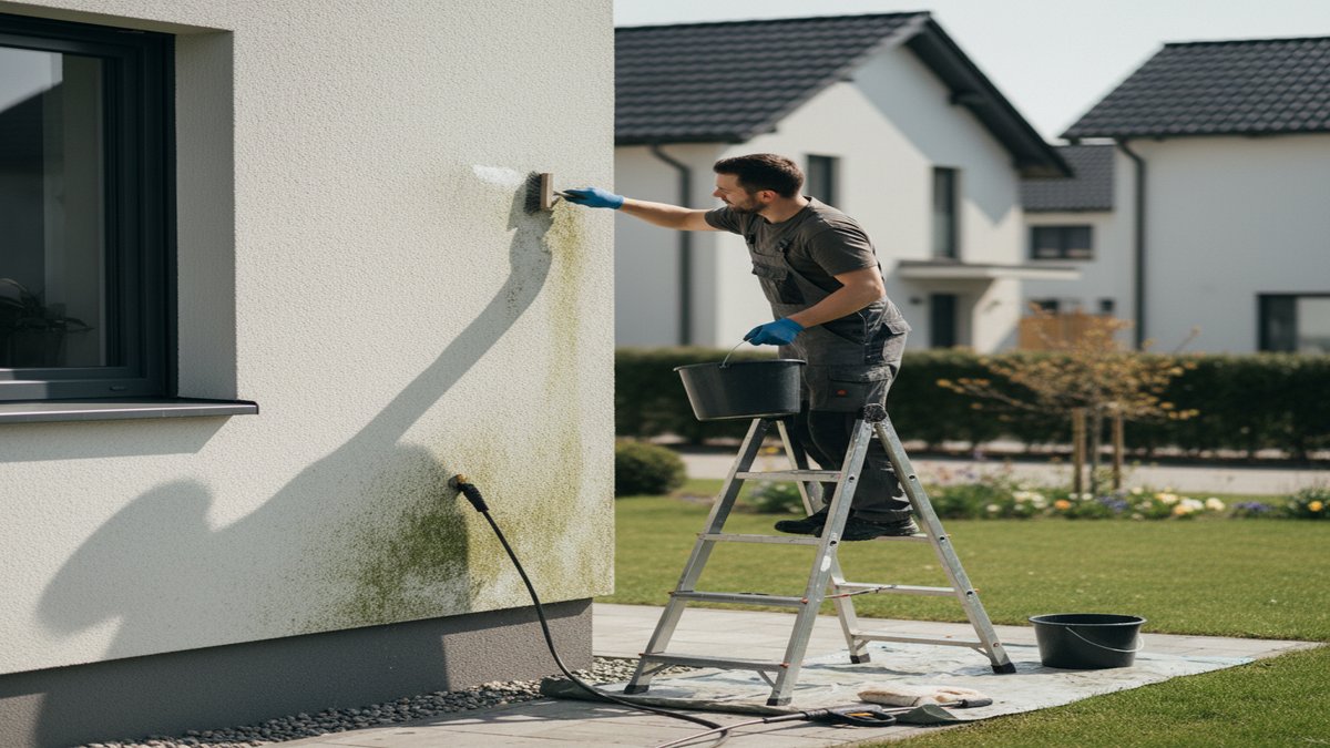 Premier geste : le nettoyage annuel de la façade
