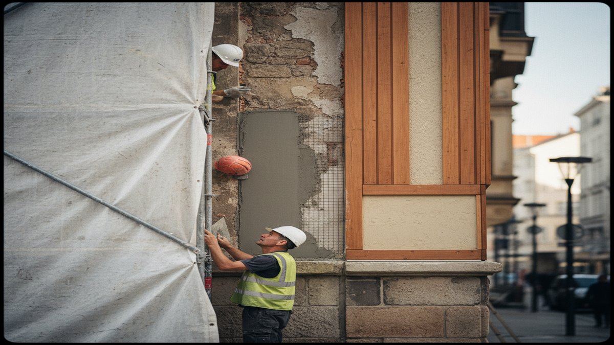 Ravalement de façade : prix réel au m², étapes et pièges à éviter en 2026