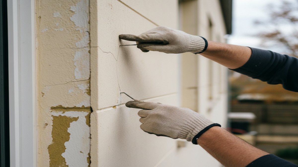 troisième geste : l'inspection des joints et des fissures