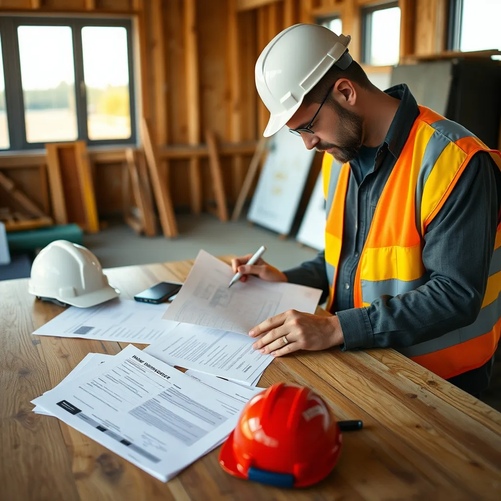Vérification des documents d'assurance et de garantie décennale avant le démarrage d'un chantier