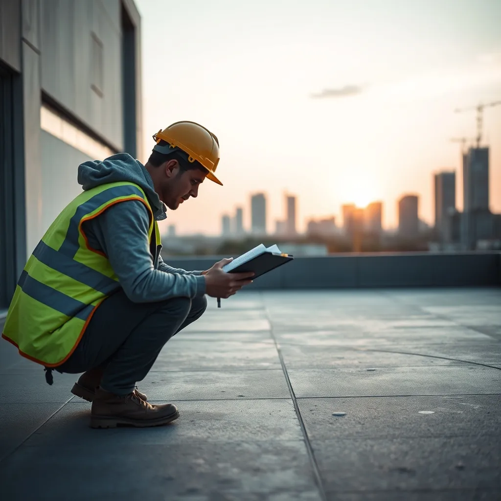Diagnostic d'étanchéité sur une toiture-terrasse avant intervention de réfection