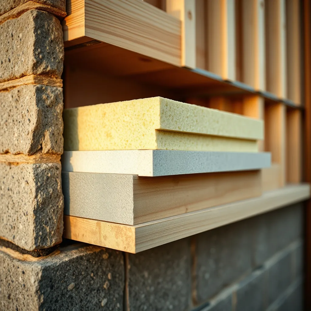 Détail des couches d'un système de bardage isolant ventilé sur mur existant