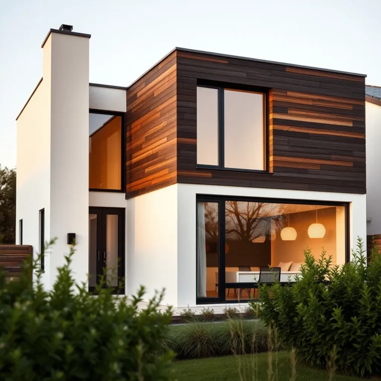 Facade maison contemporaine : materiaux et design