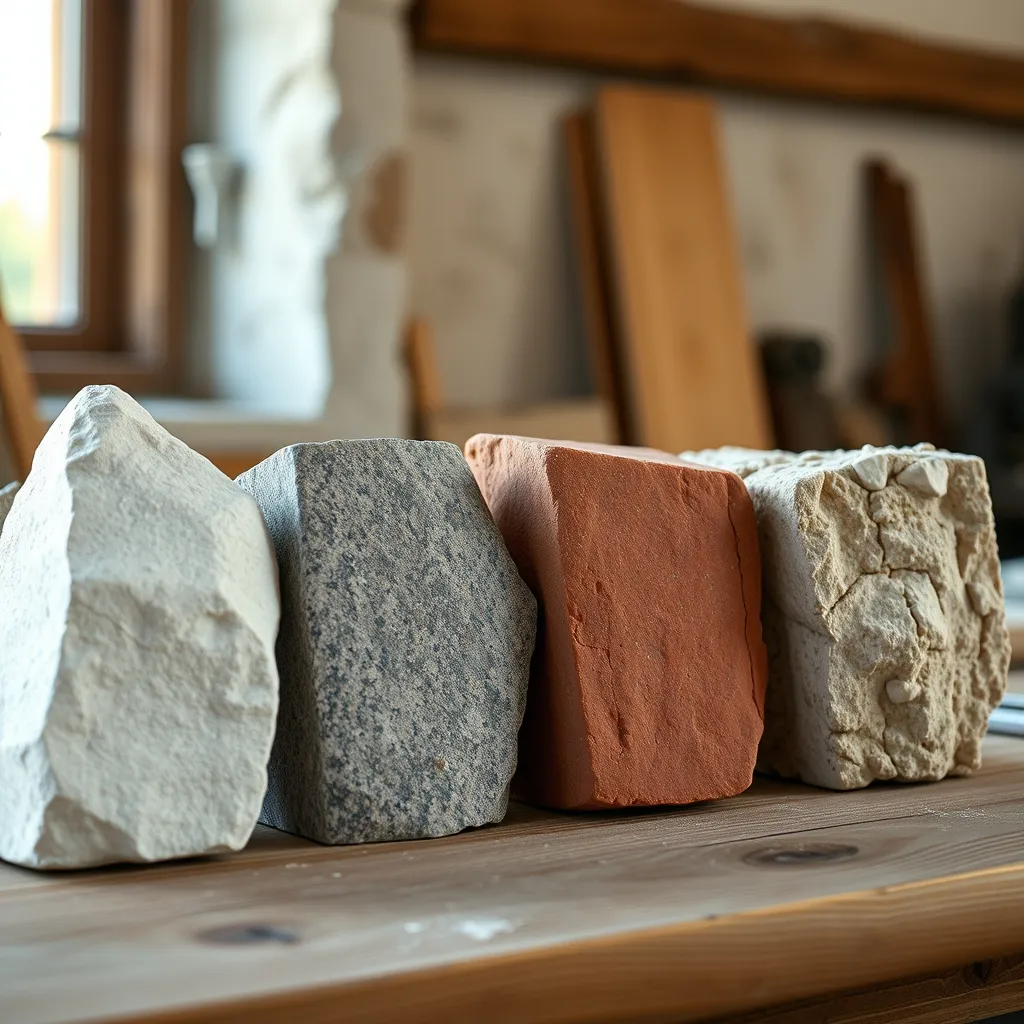 Les principaux types de pierre de façade : tuffeau, granit, grès et meulière