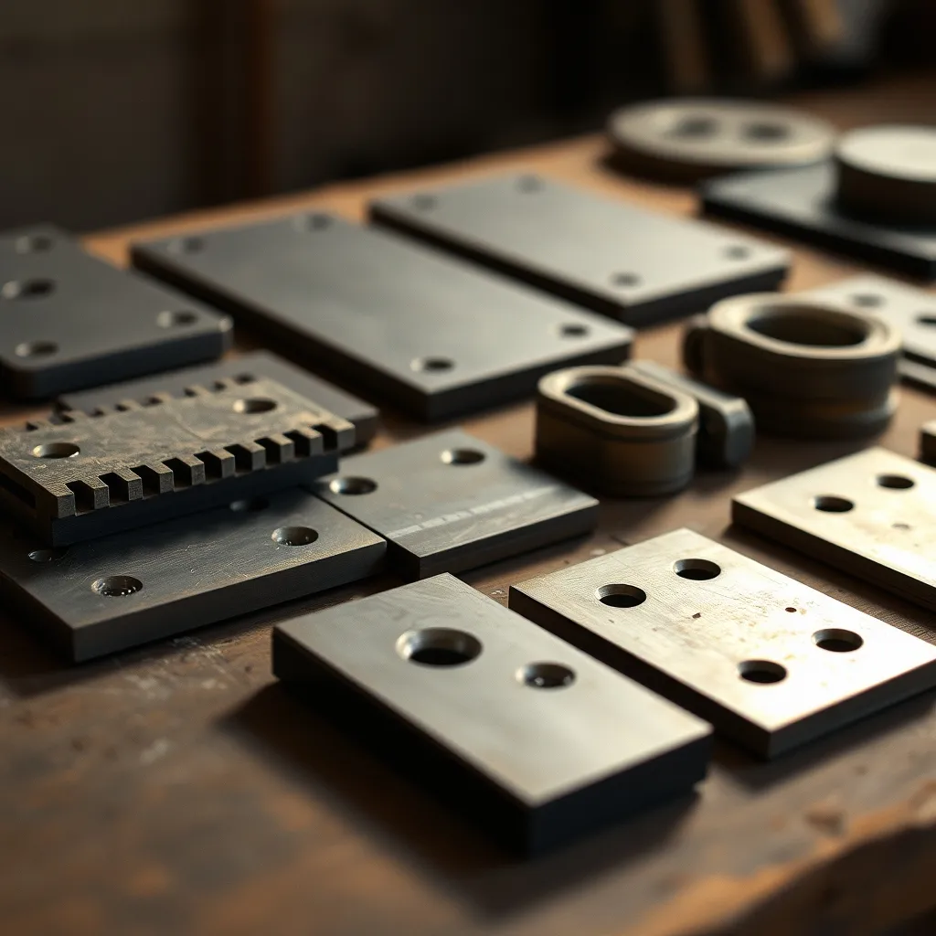 Différents types de goussets métalliques : connecteurs à dents et platines boulonnées