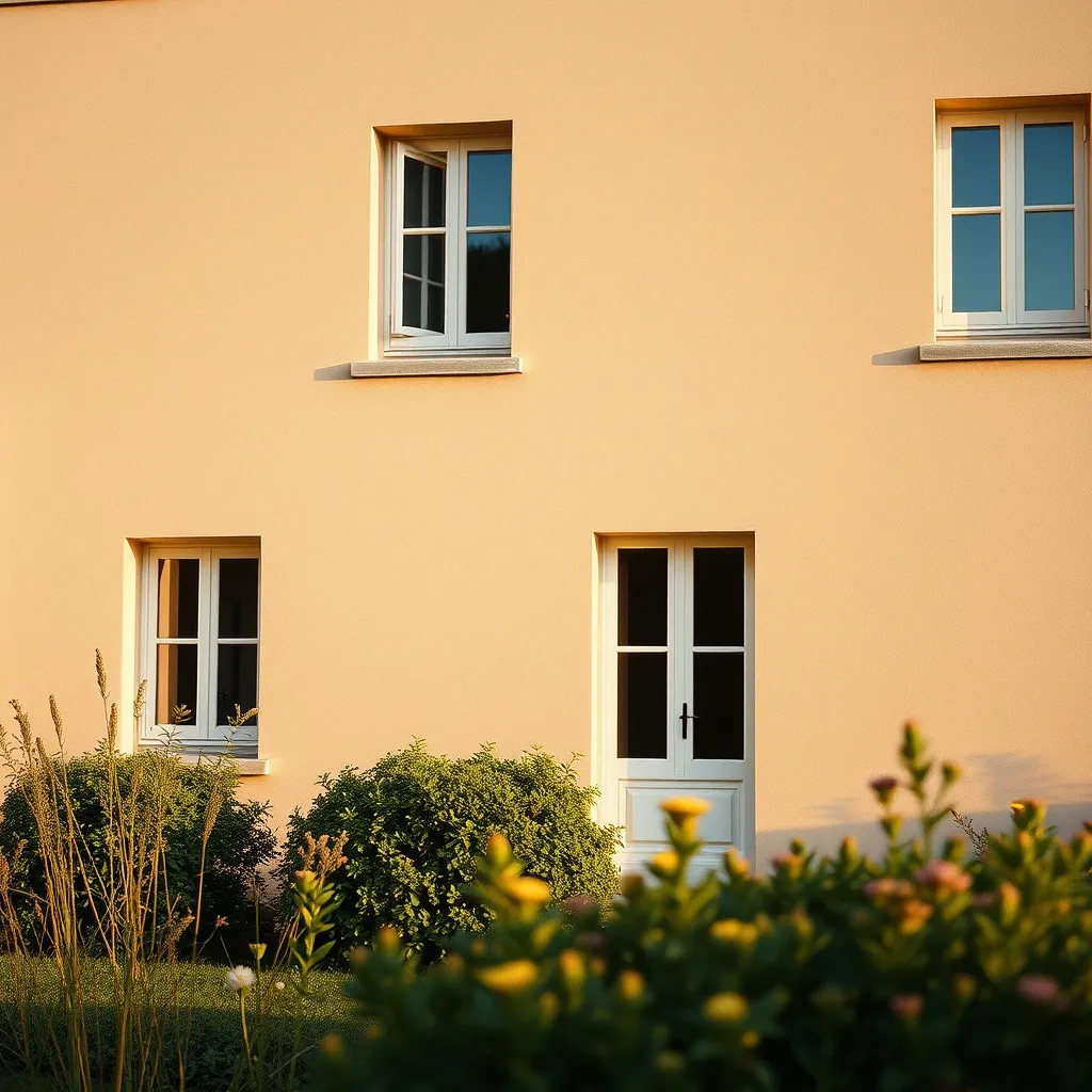 Une façade enduite avec soin offre un rendu esthétique durable pendant plusieurs décennies