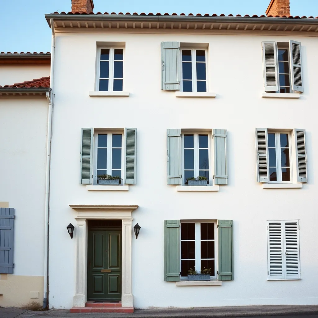 Une façade fraîchement ravalée par un professionnel retrouve tout son éclat pour des années