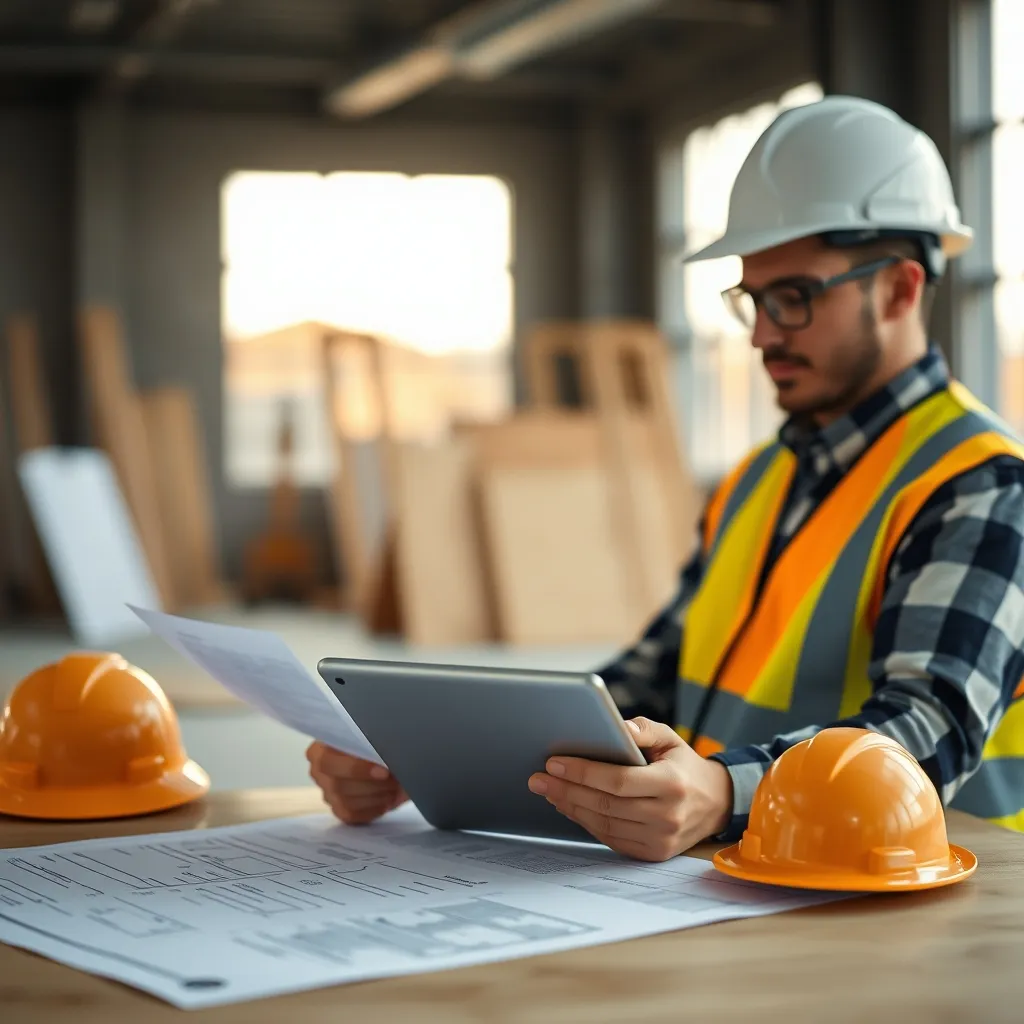 Consultation des documents techniques RE 2020 sur chantier avant le démarrage des travaux