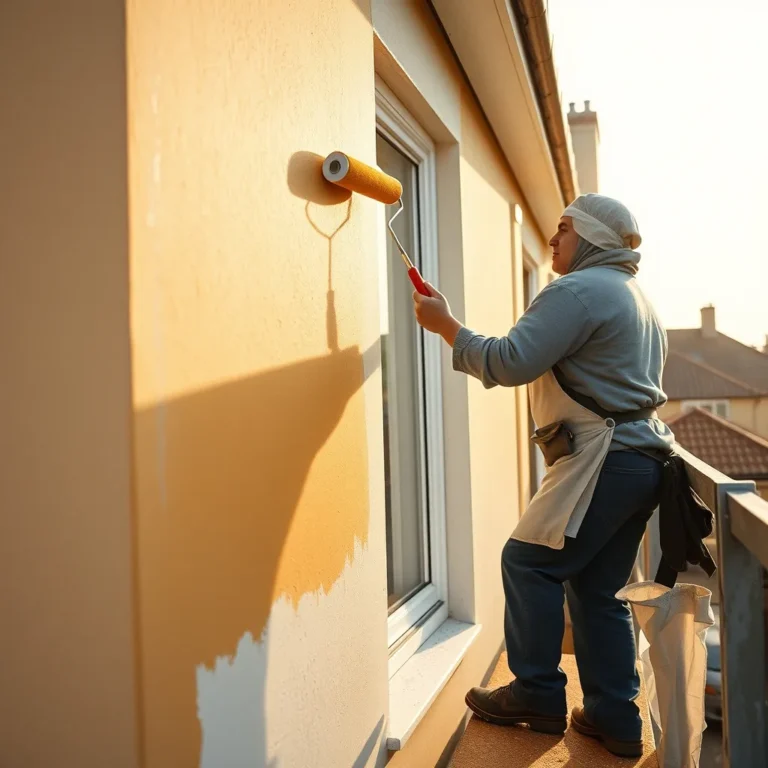 Prix peinture extérieure : coût moyen au m² en 2026