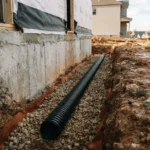 Drainage périphérique : tranchée, géotextile et prix au mètre linéaire