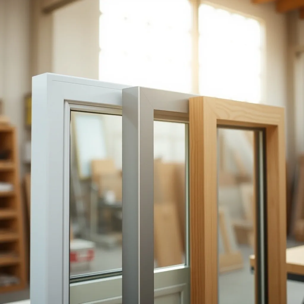 Comparaison des trois matériaux principaux pour les menuiseries extérieures : PVC, aluminium et bois
