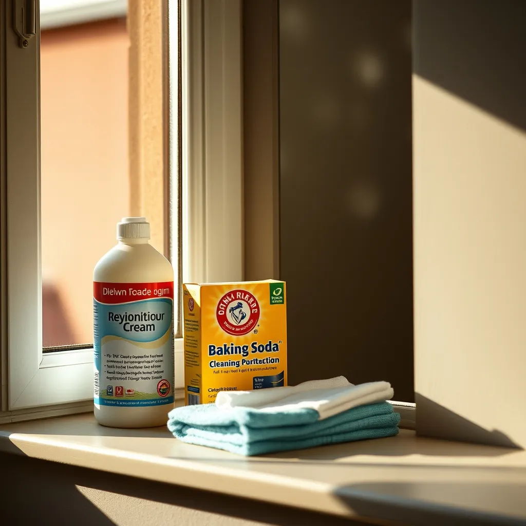 Les produits efficaces pour nettoyer le PVC jauni : rénovateur crème, bicarbonate et chiffons microfibre