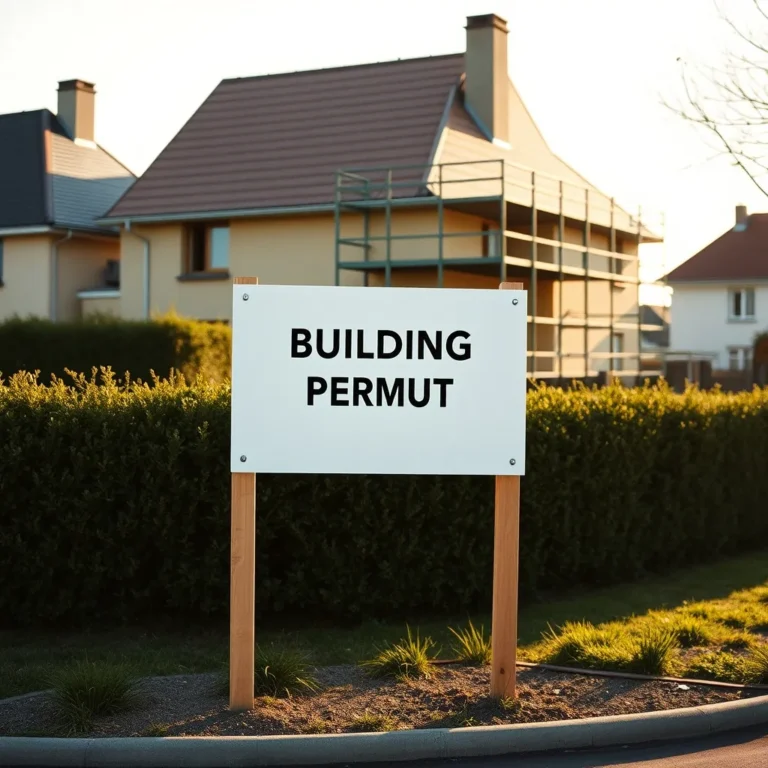 Panneau de permis de construire : mentions obligatoires, format et durée d’affichage
